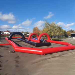 Надувные педали автомобиля Karts Zorb мяч гоночные дорожки игрушки мини автомобиль надувной гоночный трек бампер автомобили надувной дорожный гоночный трек - Product Image 3
