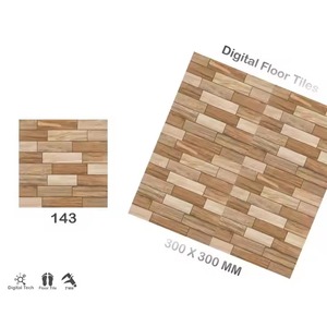 Vistaar Brand HD <b>Printed</b> Wooden Design Ceramic Floor Tiles 30x30 12x12 Cheap Wooden Flooring Option 300x300mm - Product Image 6
