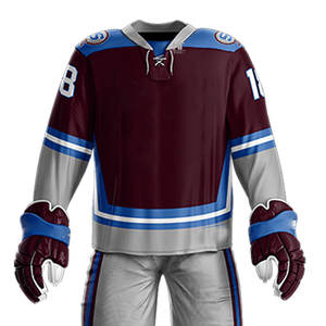 Uniforme de hockey sur glace pour hommes de qualité supérieure, léger, prix de gros, entièrement personnalisé, anti-rides, uniforme de hockey sur glace pour hommes - Product Image 6