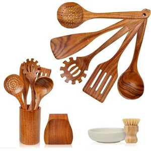 Wholesale ArtisanVibe Wooden Cooking <b>Tool</b> Sets (Piece Dishwasher <b>Safe</b> Easy to Clean) Uttar Pradesh for Roasting Gift Bags - Product Image 5