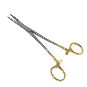 Tijeras quirúrgicas de alta precisión de 6,5 pulgadas con insertos de carburo de tungsteno | Tijeras TC de acero inoxidable rectas y curvas - Product Image 5