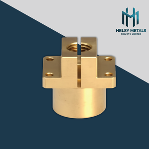 Bloque de Montaje de Latón VMC de Alta Precisión con Orificios Roscados y Base Robusta para Instalaciones Eléctricas y Uso Industrial - Product Image 1