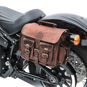 หนังจักรยานกระเป๋าคู่ถุงอานสำหรับรถจักรยานยนต์,ม้วนรถจักรยานยนต์ถุงของขวัญที่ไม่ซ้ำกันสำหรับคริสมาสต์ - Product Image 5