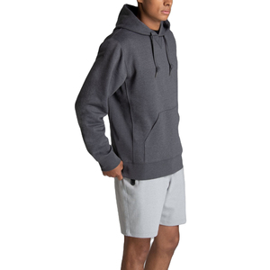 Sweat à capuche 100% coton personnalisable pour hommes sweat-shirt en polaire solide d'hiver sérigraphié Logo confort sweats à capuche thermiques - Product Image 2