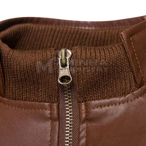 Chaqueta de cuero de moda de alta calidad para hombre, chaqueta de cuero de diseño personalizado de invierno para hombre - Product Image 3