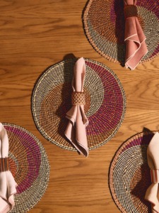 Mantel Individual Seagrass con patrón retorcido Productos ecológicos Hecho en Vietnam Mantel Decoración de mesa al por mayor - Product Image 5