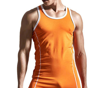 Servicio OEM de Stitch & Drape, Sublimación Personalizada, Ropa Deportiva de Lucha Libre de Alta Calidad, Singlet para Hombre, Talla 6XL, Diseños con Impresión Completa - Product Image 3