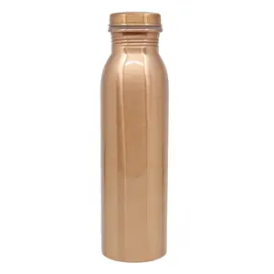 Botella de agua de cobre al mejor precio de la India, bebida directa de acero inoxidable con beneficios de salud ayurvédicos para yoga y regalos - Product Image 6