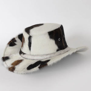 Chapeaux en cuir de vachette à bas quantité minimale de commande personnalisés de la meilleure qualité en vente en gros - Product Image 2
