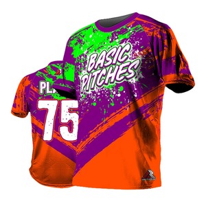 Uniforme de Softbol Sublimado de Talla Grande, Diseño a Todo Color, Tela Transpirable de Secado Rápido, Se Aceptan Logotipos de Equipos Personalizados - Product Image 1