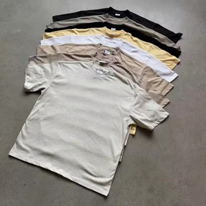 Oversized 100% Cotton <b>T</b>-<b>Shirt</b> & <b>Shorts</b> <b>Set</b> <b>Men's</b> Casual Summer Print Clothing with Custom LOGO <b>Design</b> Heavyweight - Product Image 3