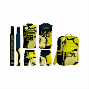 Conjunto de Uniforme de Fútbol 7on7 con Bandera de Compresión de Impresión Digital, Pantalones Cortos Personalizados, 100% Poliéster, Transpirable, de Secado Rápido, Paquete Económico - Product Image 4