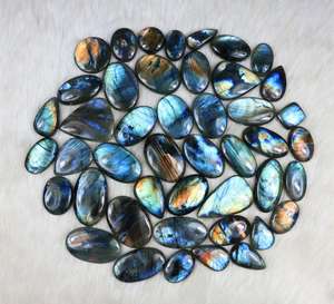 อัญมณีลาบราดอไรต์ขายส่งสำหรับทำสร้อยคอจี้หินลาบราดอไรต์ทรงผสมขนาดใหญ่ - Product Image 4