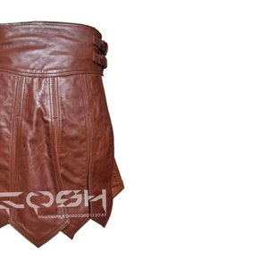 COSH Kilts High Quality Brown Leather Kilts <b>Musical</b> Instruments <b>Accessories</b> Supplier Manufacturer - Product Image 2