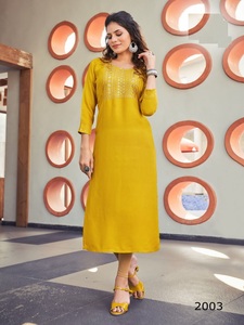 ชุด dobby ผ้าวิสคอสใหม่ล่าสุดลายบลูฮิลส์สำหรับสตรีปักลาย zari และคอลเลกชันงานลำดับ - Product Image 2