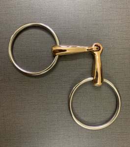 Vente en gros d'anneau libre de haute qualité en acier inoxydable, cuivre, embout à joint unique, meilleur Offre Spéciale d'équitation OEM Western Bits - Product Image 1