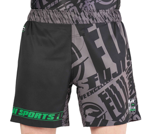 Pantalones cortos Mma de fabricante profesional de Pakistán, pantalones cortos de boxeo con logotipo personalizado, ropa de MMA Jiu Jitsu Kimono - Product Image 1