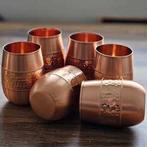 Gobelet à eau en cuivre pour impression par sublimation tasse en métal artisanale pour un usage quotidien à la maison - Product Image 3