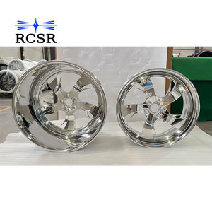Rueda Forjada RCSR Billet Specialties Estilo Deep Dish de Alto Brillo 5*127 5*5 5*120 5*4.75 de 24 y 26 Pulgadas para Camioneta Chevrolet C10 - Product Image 6