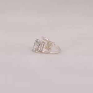 <b>top</b> quality Gold Solitaire Custom Carat Emerald Cut Lab Grown unique Diamond <b>Birthday</b> Ring Gift for wife - Product Image 5