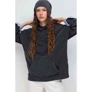 Sudadera con Capucha con Efecto Desgastado - Product Image 4