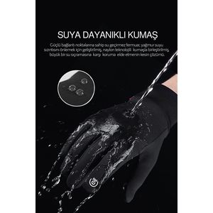 Gants de moto XL résistants au froid, imperméables et compatibles avec les écrans tactiles, avec protection des doigts - Product Image 4
