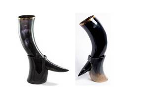 Handcrafted Viking Wine Horn Carved Animal Style Special Quality for Restaurants Adventurous Celebration Picnics Quality Glass - Product Image 5