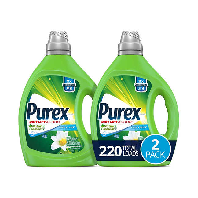 Eco-friendly 1kg Liquid Laundry Detergent Natural Purex Liquid Laundry Detergent, Natural Elements Linen