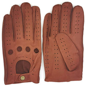 Venta al por mayor OEM Diseño personalizado Guantes de conducción Mejor proveedor Color sólido Unisex Guantes de cuero Estilo liso Precio de fábrica - Product Image 1