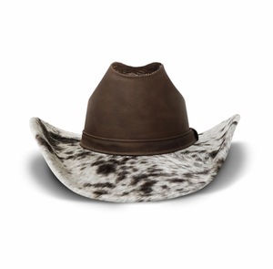 Synthetic Cow Hair Vinyl Leather Marlboro <b>Hat</b> | Handmade <b>Western</b> <b>Hat</b> | OEM & ODM Manufacturer - Product Image 1