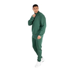 Sudaderas de alta calidad para hombre con cuello alto y cremallera de un cuarto, transpirables, de media cremallera, de corte holgado y hombros caídos. - Product Image 3