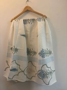 Luxury <b>Large</b> Size 60x90 Inches Waffle Cotton Bath <b>Towels</b> Quick-Dry and Compressed Hand Block Printed in India - Product Image 4