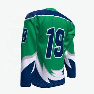 Venta al por mayor Cool Hockey Ice Hockey Jerseys Sublimación personalizada High Quality Ice Hockey Jersey - Product Image 4