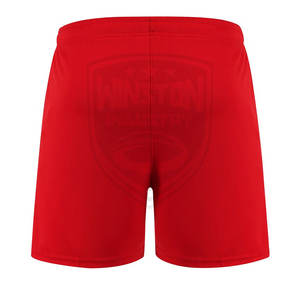 Short de football de sport à séchage rapide pour hommes en tissu de couleur unie à vendre - Product Image 3