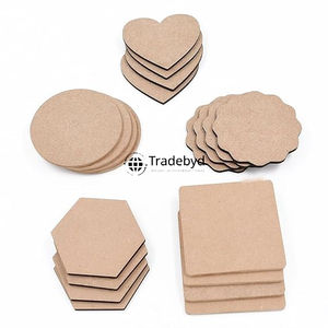 Posavasos de MDF Tradebyd, diseño de logotipo impreso personalizado a granel, posavasos reutilizables con estilo ecológico para compradores corporativos - Product Image 1