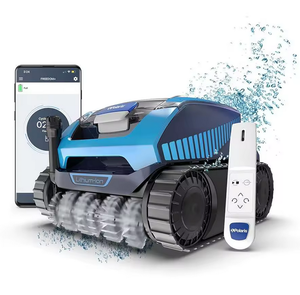 Limpiador Robótico de Piscinas Inalámbrico Freedom Plus Sellado de Fábrica, Grado Industrial, Nuevo Diseño, Carro de Carga de 50 Pies - Product Image 1