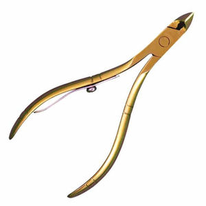 Coupe-ongles professionnel de luxe en acier inoxydable de haute précision, coupe-cuticules et coupe-ongles d'orteils, forme plate, ouverture large pour ongles épais - Product Image 6