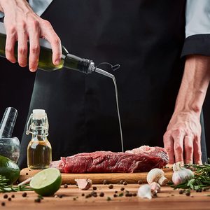 Bec verseur de vin bouteille d'huile bec de vin en acier inoxydable avec bouchon petit bouchon noir bec verseur de vin rouge verseur pour liqueur - Product Image 3