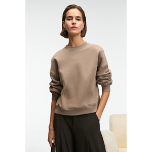 Sudadera de Cuello Redondo con Detalle de Etiqueta de Algodón para Mujer GRIMELANGE SERENYA - Product Image 5