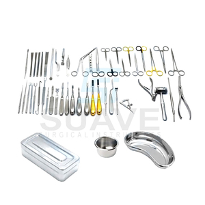 El conjunto básico de instrumentos quirúrgicos Uso hospitalario para cirugía Instrumento de cirugía plástica por SUAVE SURGICAL INSTRUMNETS - Product Image 1