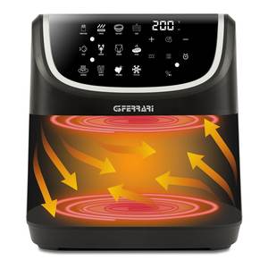 FRIGGISANO G1019100 Negro y Plateado 2200W (8Lt) Freidora de Aire y Parrilla 10 en 1 - Product Image 2