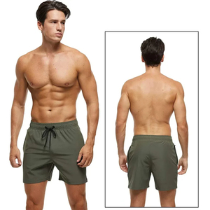 "Factory Direct Pakistan Short de plage à séchage rapide pour hommes Maillot de bain Taille élastique Poches à fermeture éclair Mode d'été" 2025 - Product Image 5