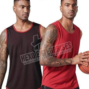 Maillots réversibles sans bas de basket-ball en gros uniformes de basket-ball réversibles personnalisés maillot d'entraînement de basket-ball - Product Image 4