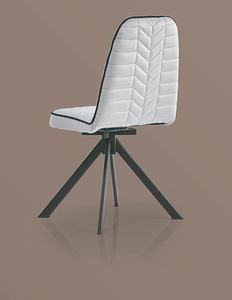 Juego de mesa de comedor de lujo moderno con cómodas sillas de tela de cuero, muebles elegantes para el hogar o la cocina para Villa - Product Image 6