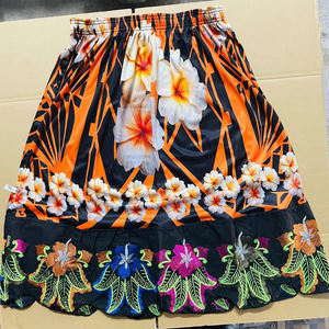 Dernier modèle Jupes amples taille haute de haute qualité en coton pour femmes Jupes hawaïennes insulaires décontractées pour femmes au tarif de gros - Product Image 5
