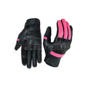 Hecho en Pakistán Tela de malla y guantes de moto hechos en cuero Guantes de moto hechos a medida Diseñe sus propios guantes de moto para hombres - Product Image 2