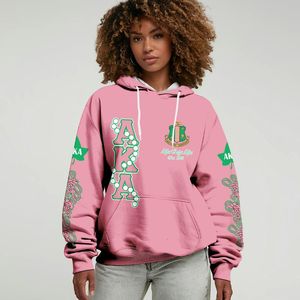 Sudadera con Capucha de Invierno para Mujer, de Felpa de Algodón con Bordado Chenille, Ecológica, de Primera Calidad, Personalizada con Diseño Griego de los Nueve Dioses, 300-500 GSM - Product Image 2