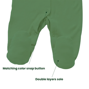 รอมเปอร์ผ้าฝ้ายออร์แกนิกสำหรับเด็กทารกเสื้อผ้าเด็กอ่อนผ้านุ่มสำหรับเด็กวัยหัดเดินขายส่งจากโรงงาน2025 - Product Image 6