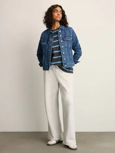 Mode automne conception spéciale bonne qualité femmes 100% coton personnalisé lavé Designer Denim veste - Product Image 6