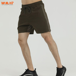 Verano nuevo poliéster secado rápido hombres baloncesto entrenamiento deportes malla suelta Jogging pantalones cortos Material de algodón sólido para exteriores - Product Image 2